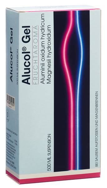 ALUCOL Gel susp fruit fl 500 ml