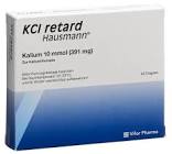 KCl Retard Hausmann, Retardtabletten