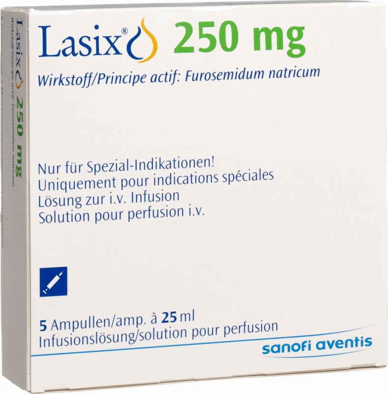 Lasix 250 mg, solution pour perfusion