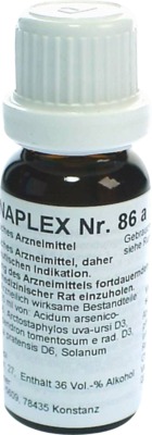 Regenaplex Nr. 86a, Tropfen zum Einnehmen