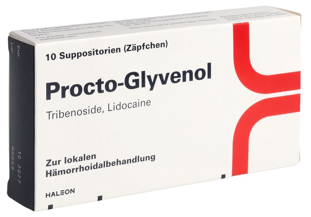 Procto-Glyvenol, Suppositorien