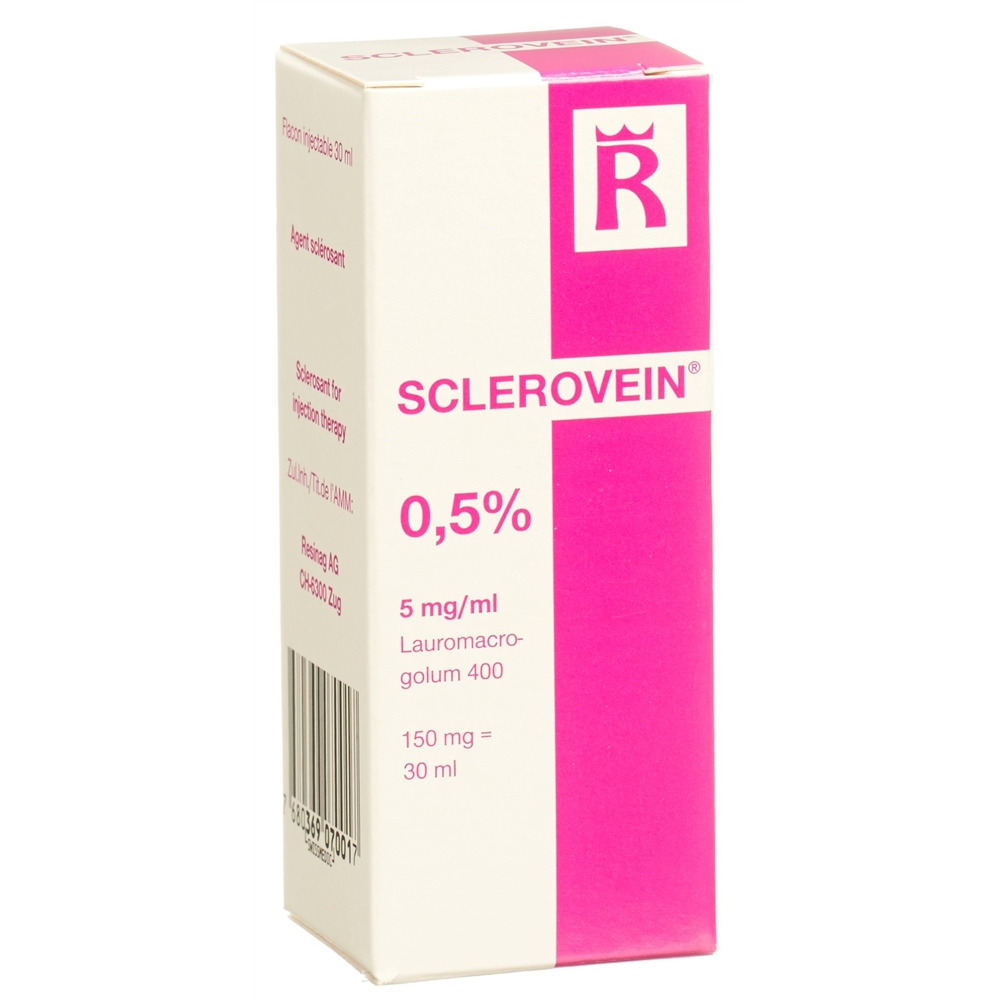 SCLEROVEIN sol inj 0.5 % i.v. flac 30 ml