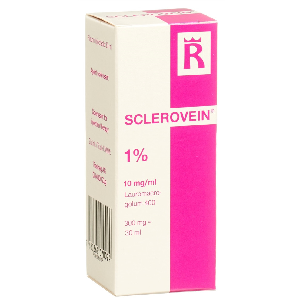 SCLEROVEIN sol inj 1 % i.v. flac 30 ml