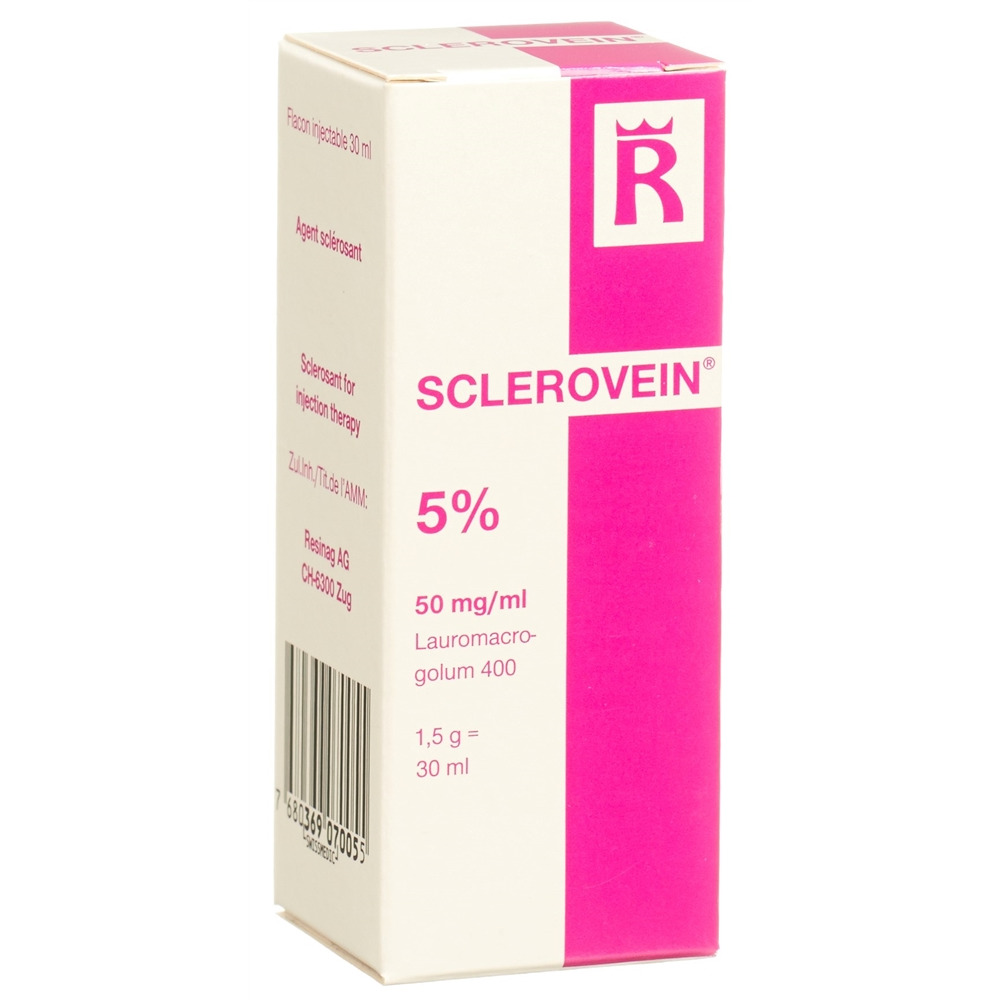 SCLEROVEIN sol inj 5 % i.v. flac 30 ml