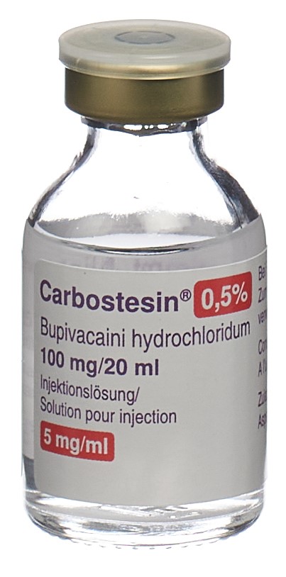 CARBOSTESIN 0.5% sol inj 100 mg/20ml 5 amp 20 ml