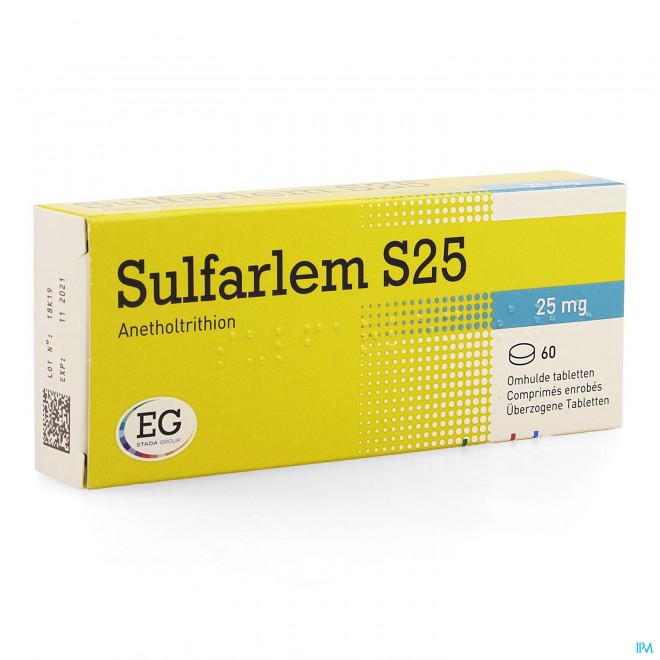 Sulfarlem S 25, Dragées