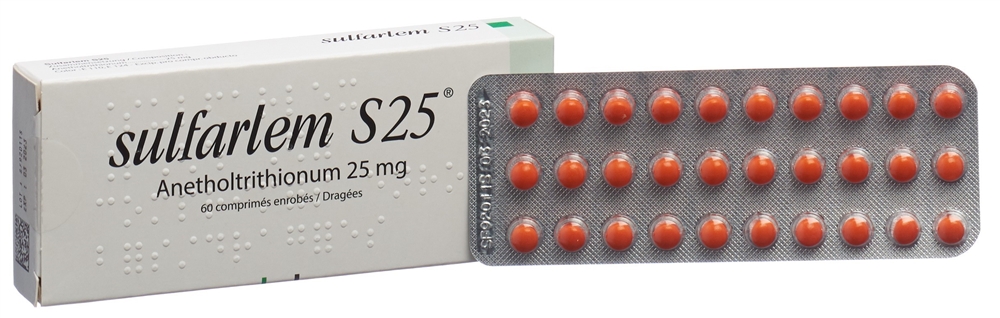 Sulfarlem S 25, Dragées