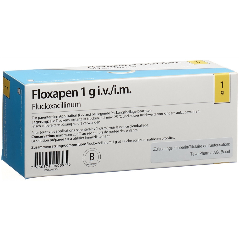 Floxapen 1 g i.v./i.m., Pulver zur Herstellung einer Injektions-/Infusionslösung