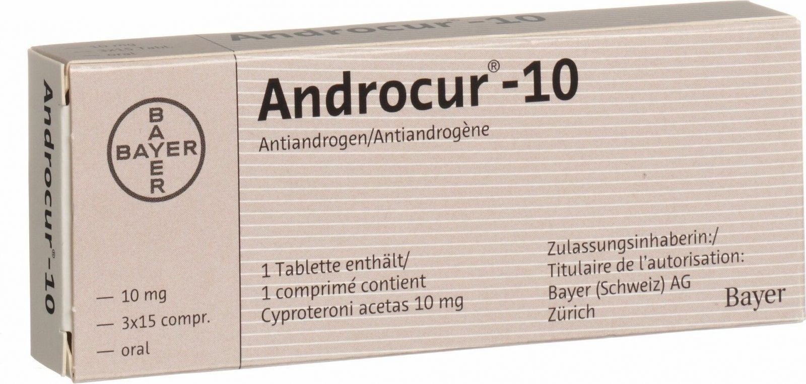 Androcur-10, Tabletten