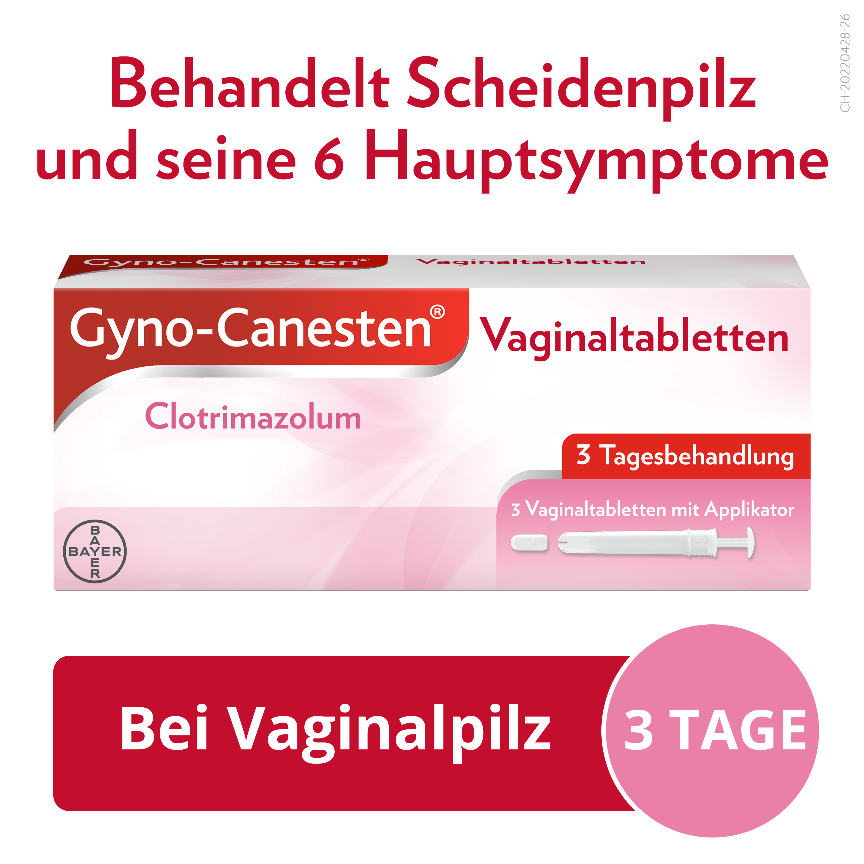 GYNO-CANESTEN cpr vag 200 mg 3 pce