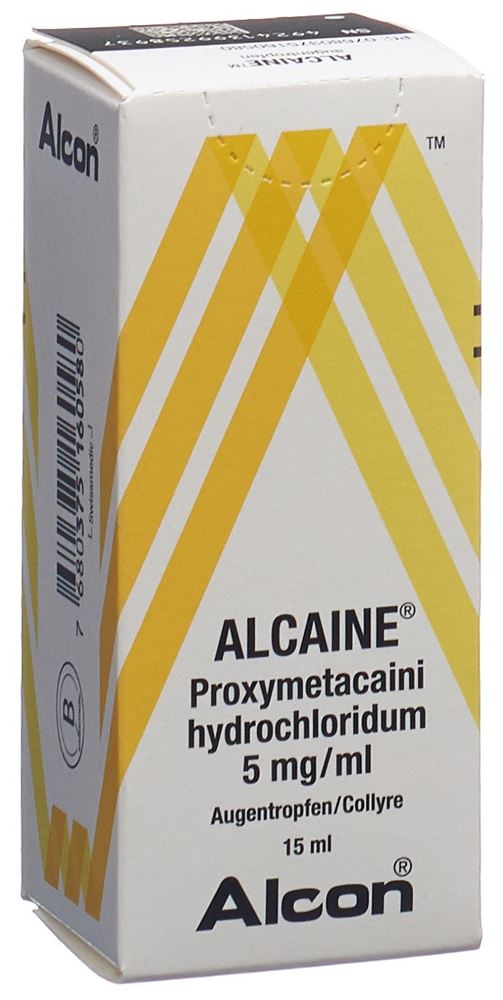 Alcaine, Augentropfen