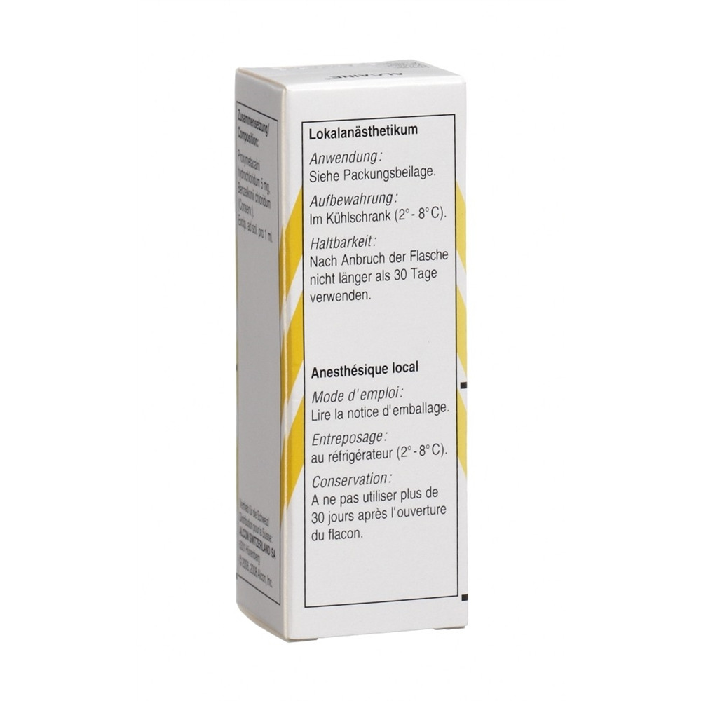 Alcaine, Augentropfen