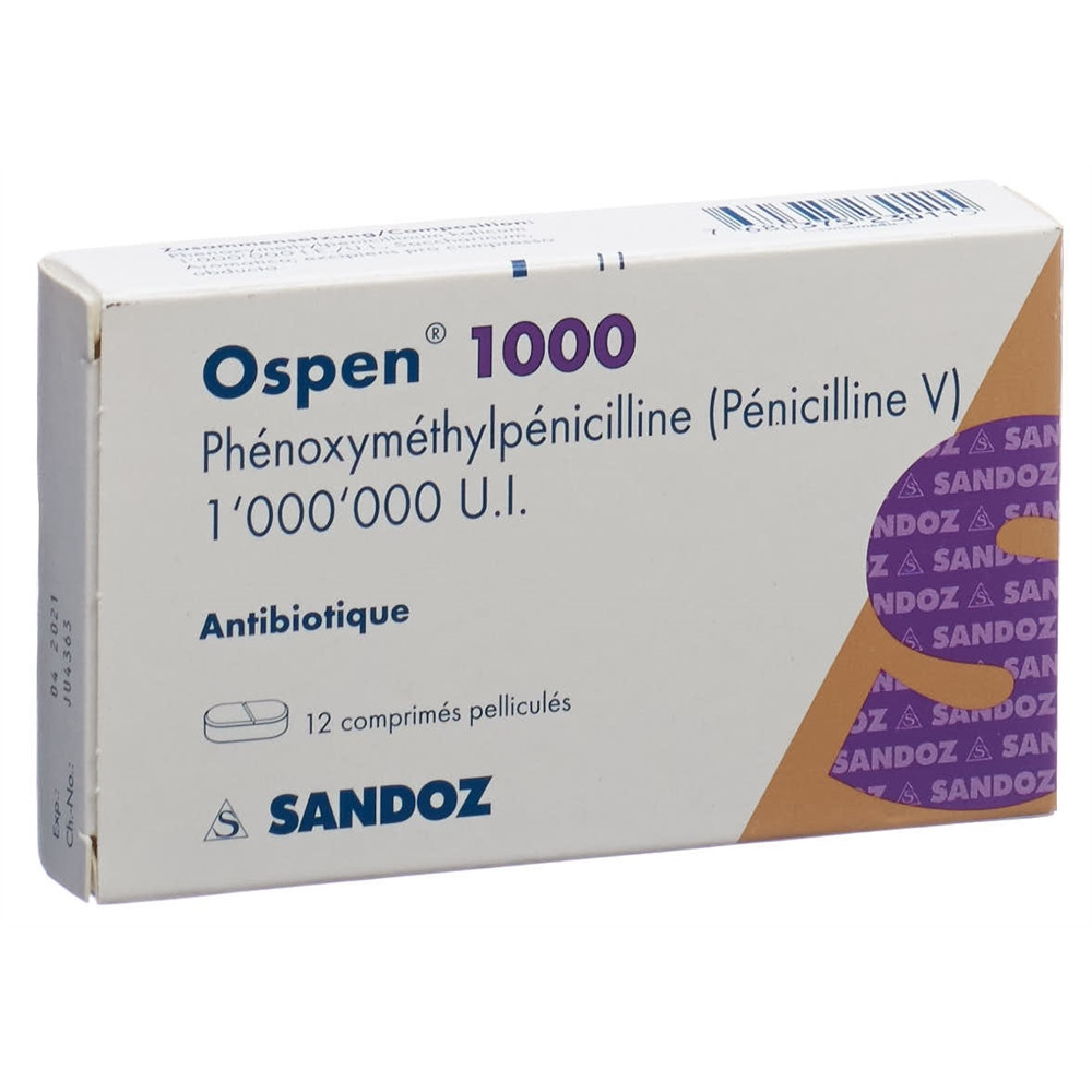 OSPEN 1000 cpr pell 1 mio UI 12 pce
