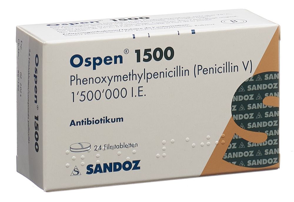 OSPEN 1500 cpr pell 1.5 mio UI 24 pce