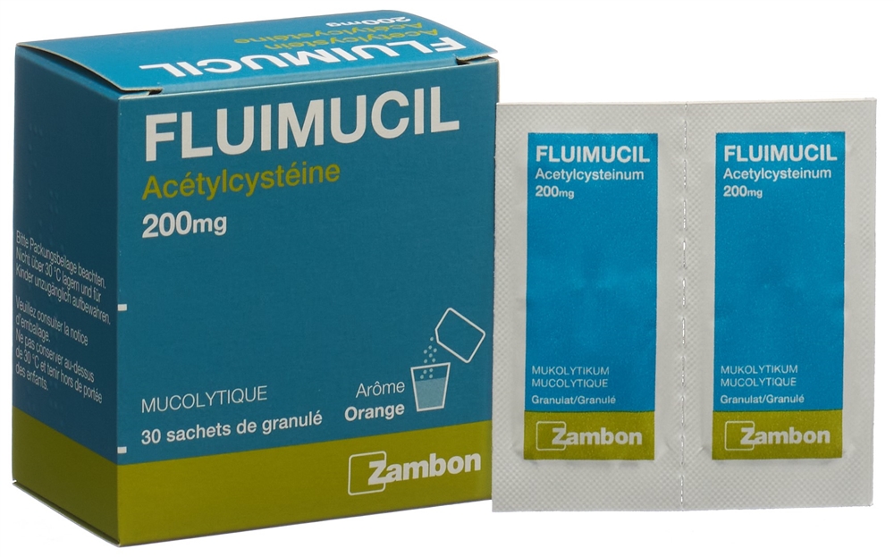 FLUIMUCIL gran 200 mg adult sach 30 pce