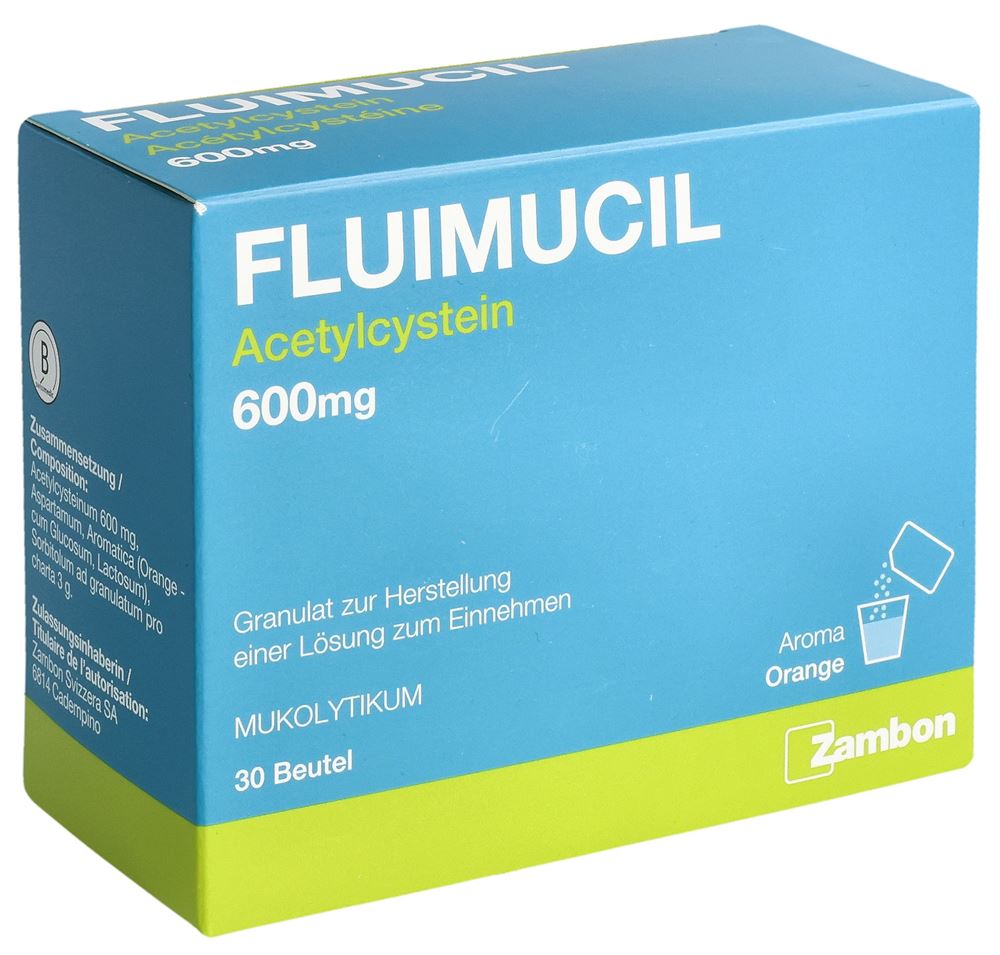 FLUIMUCIL gran 600 mg sach 30 pce