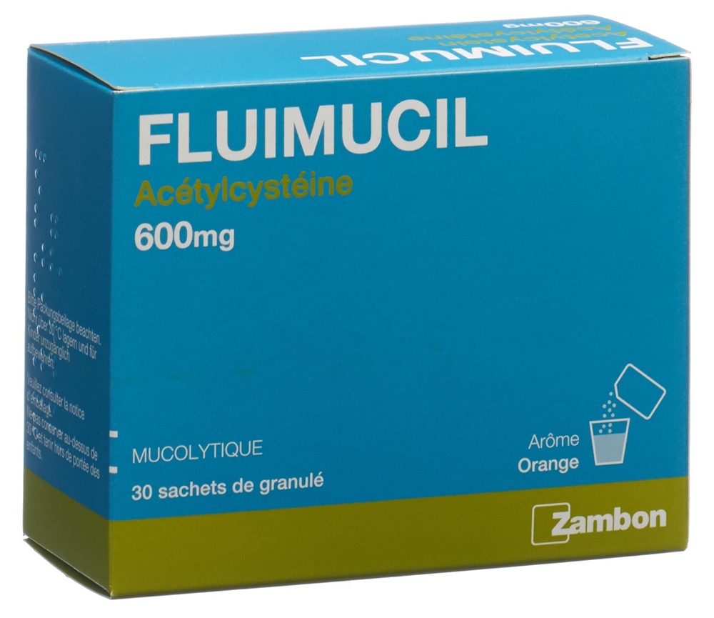 FLUIMUCIL gran 600 mg sach 30 pce