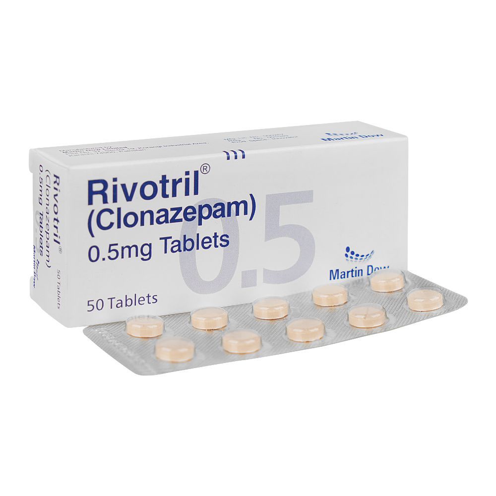 Rivotril 0.5 mg, Tabletten