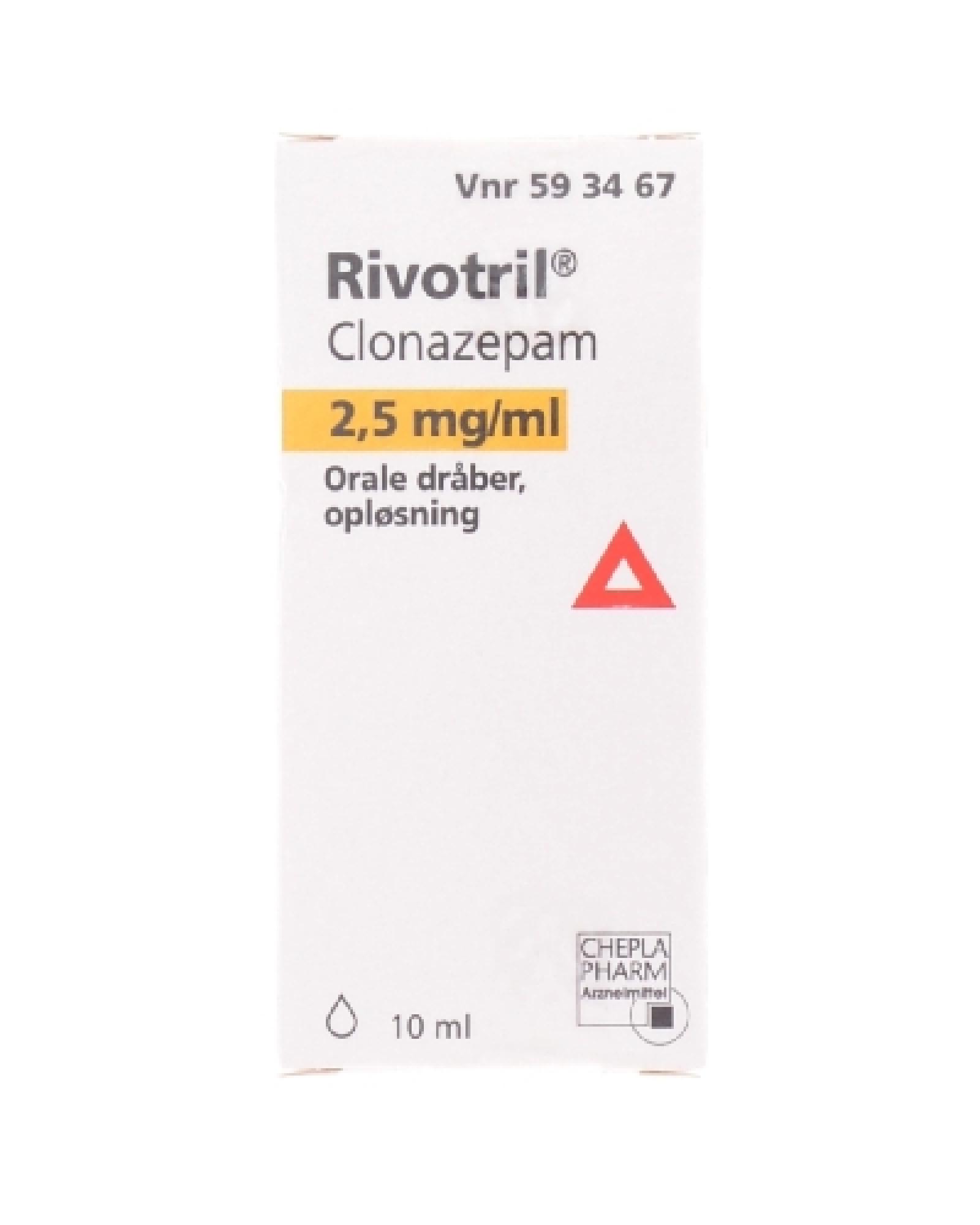 Rivotril, Tropfen zum Einnehmen, Lösung
