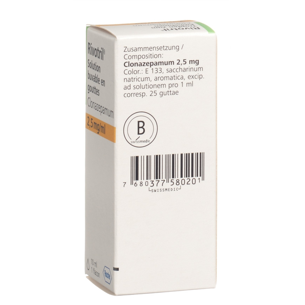 RIVOTRIL gouttes 2.5 mg/ml fl 10 ml