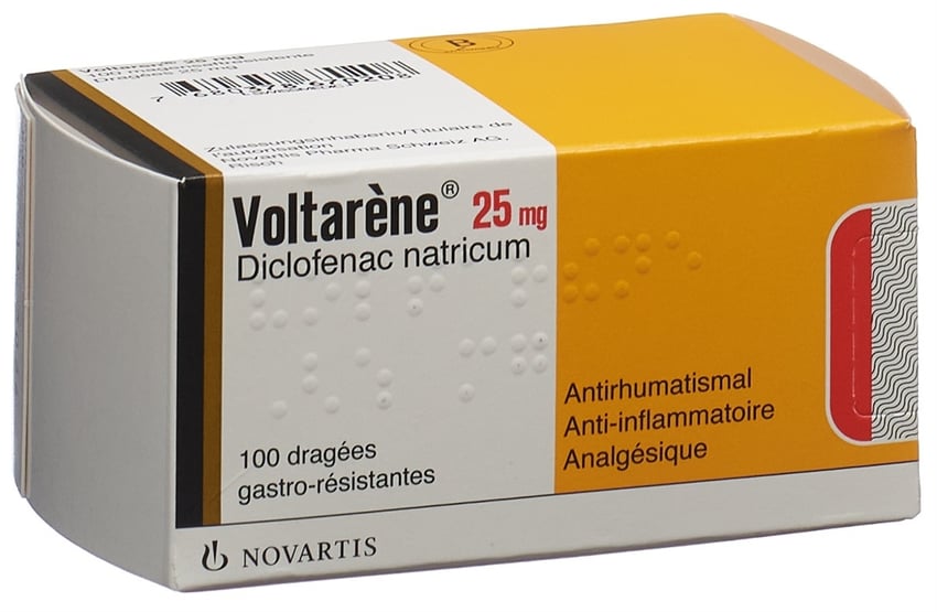 Voltaren 25 mg, Dragées