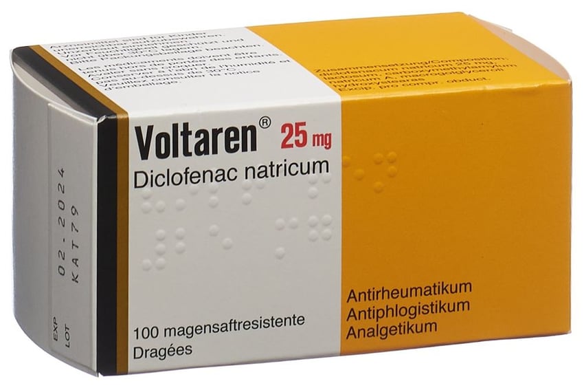 Voltaren 25 mg, Dragées