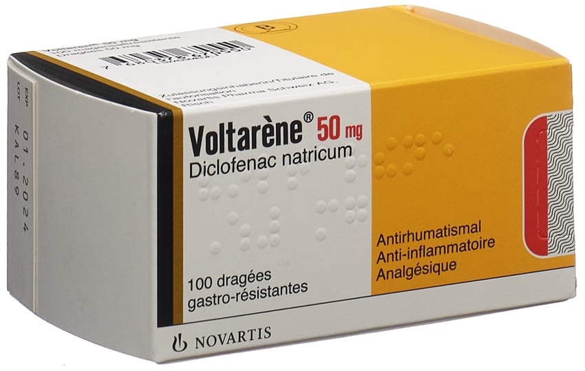 Voltaren 50 mg, Dragées