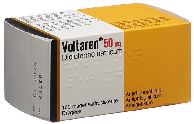 Voltaren 50 mg, Dragées