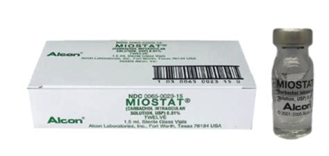 Miostat, Injektionslösung