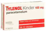 Tylenol Kinder 100 mg, Zäpfchen