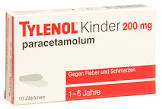 Tylenol Kinder 200 mg, Zäpfchen