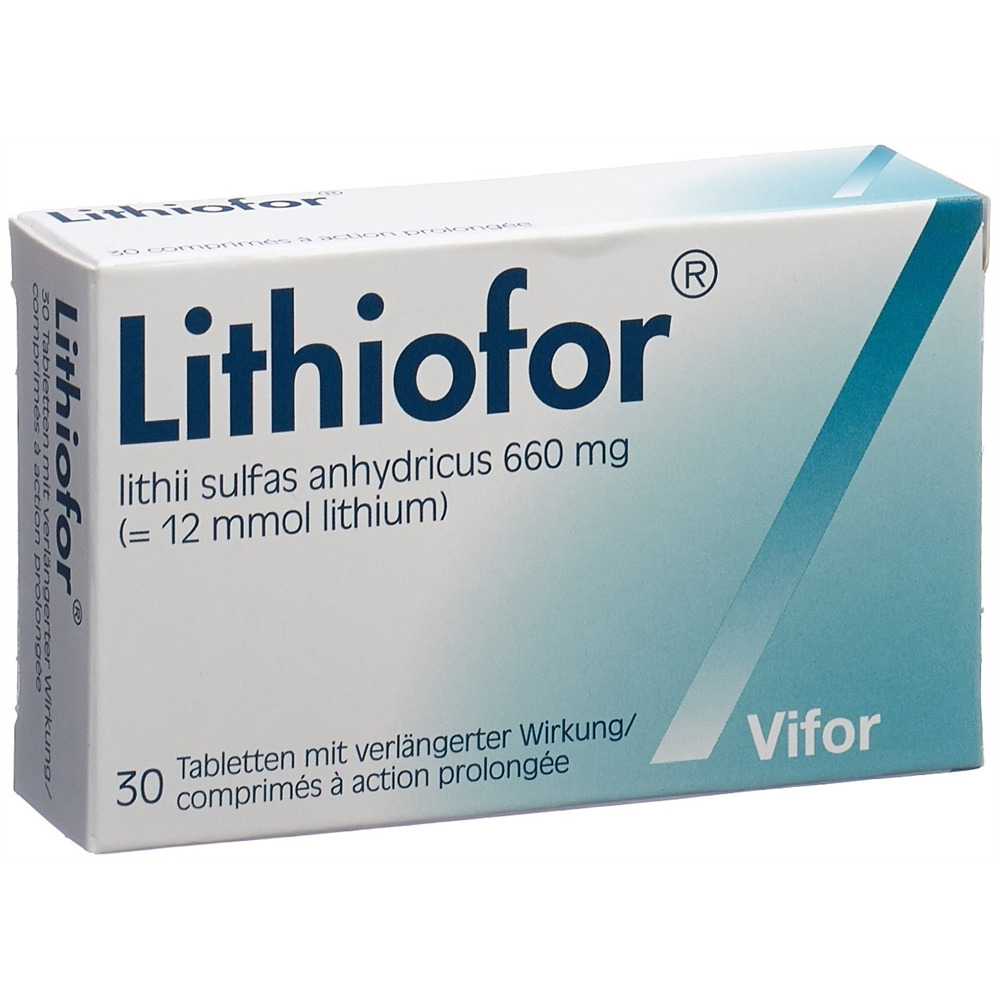 LITHIOFOR cpr ret 660 mg 30 pce