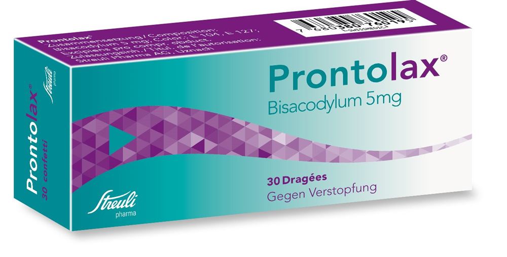 PRONTOLAX drag 5 mg 30 pce