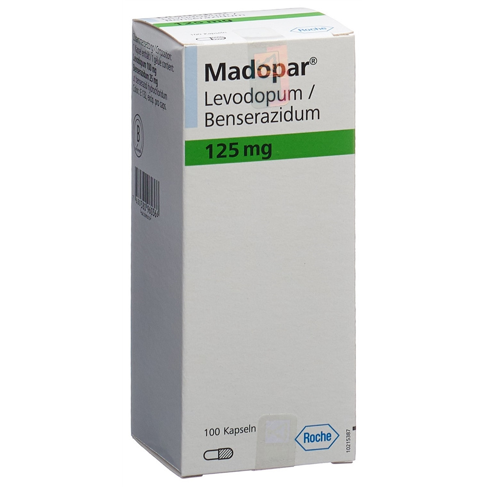 MADOPAR gél 125 mg 100 pce