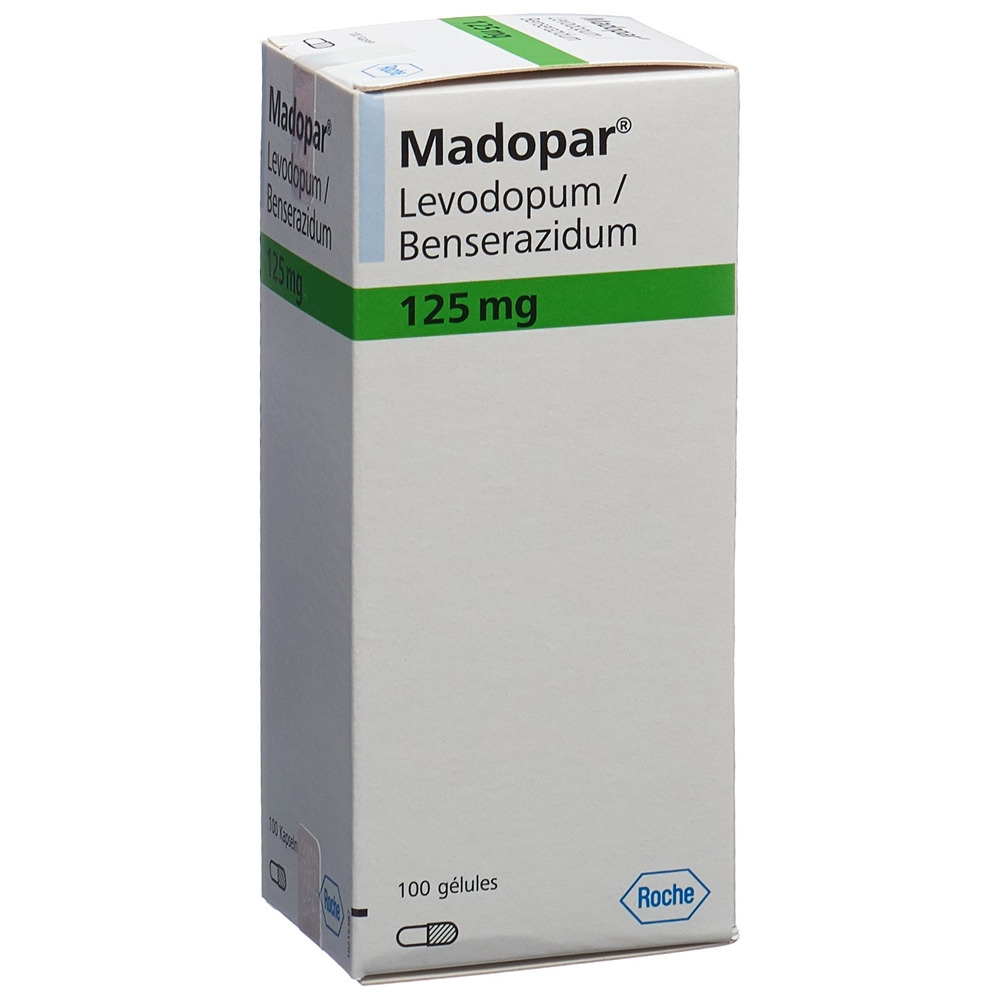 MADOPAR gél 125 mg 100 pce