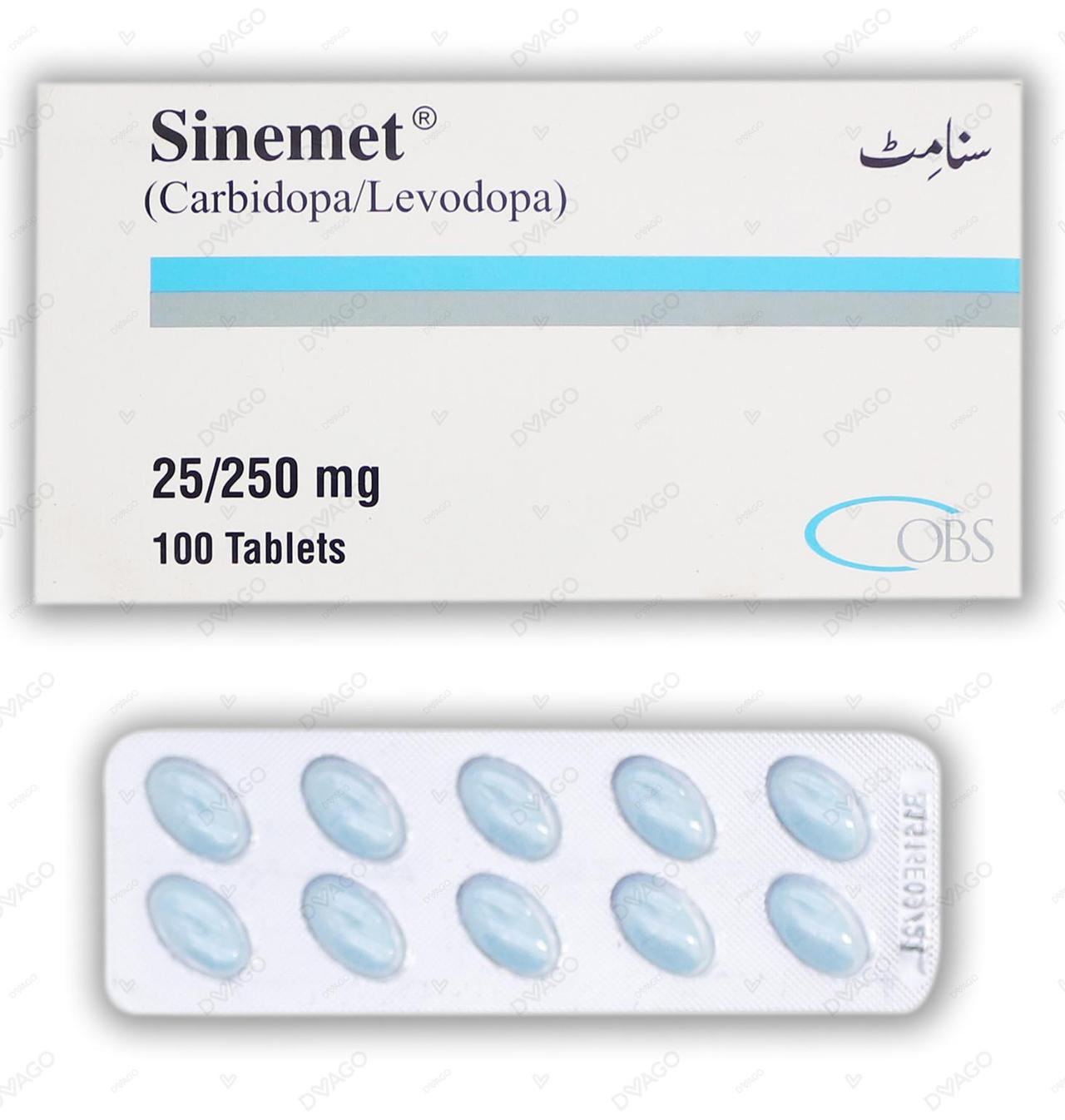 Sinemet 25/250 mg, Tabletten