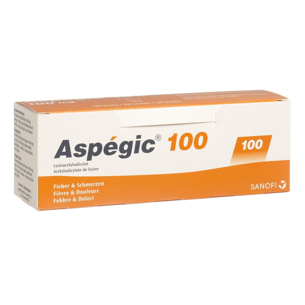 ASPEGIC pdr 100 mg sach 100 pce