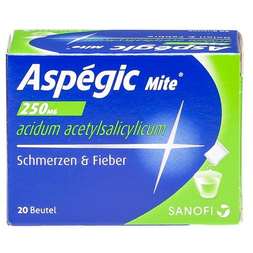ASPEGIC mite pdr 250 mg sach 20 pce