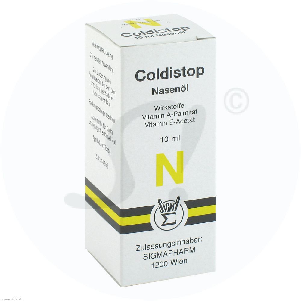 Coldistop, Nasenöl