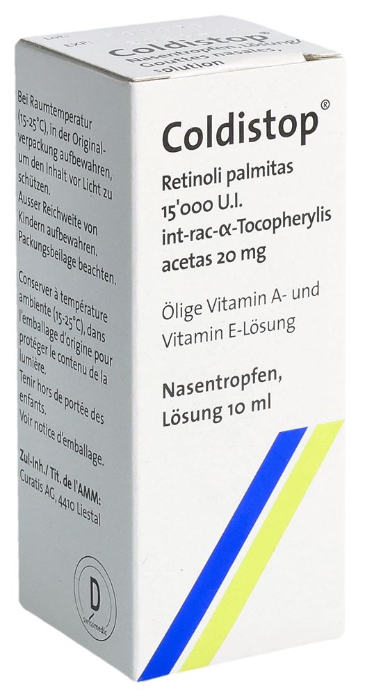 COLDISTOP huile nasale fl 10 ml