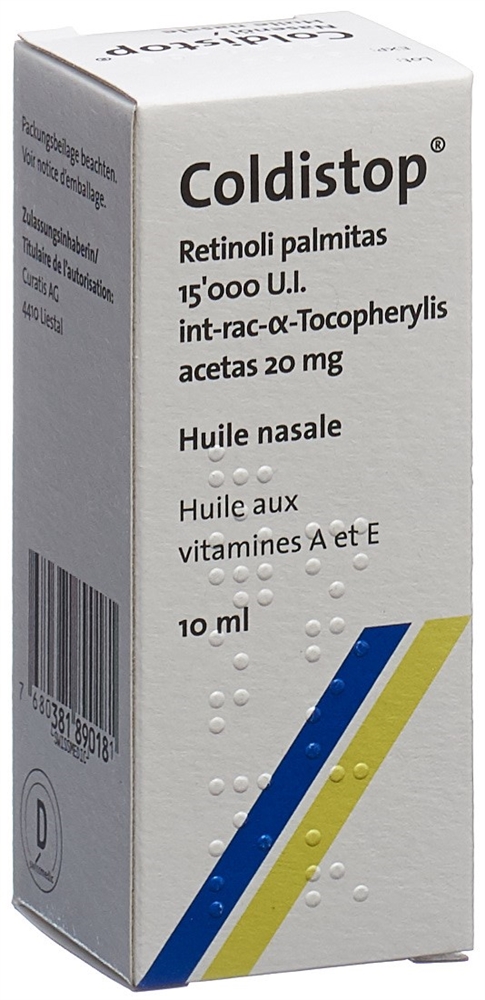 COLDISTOP huile nasale fl 10 ml