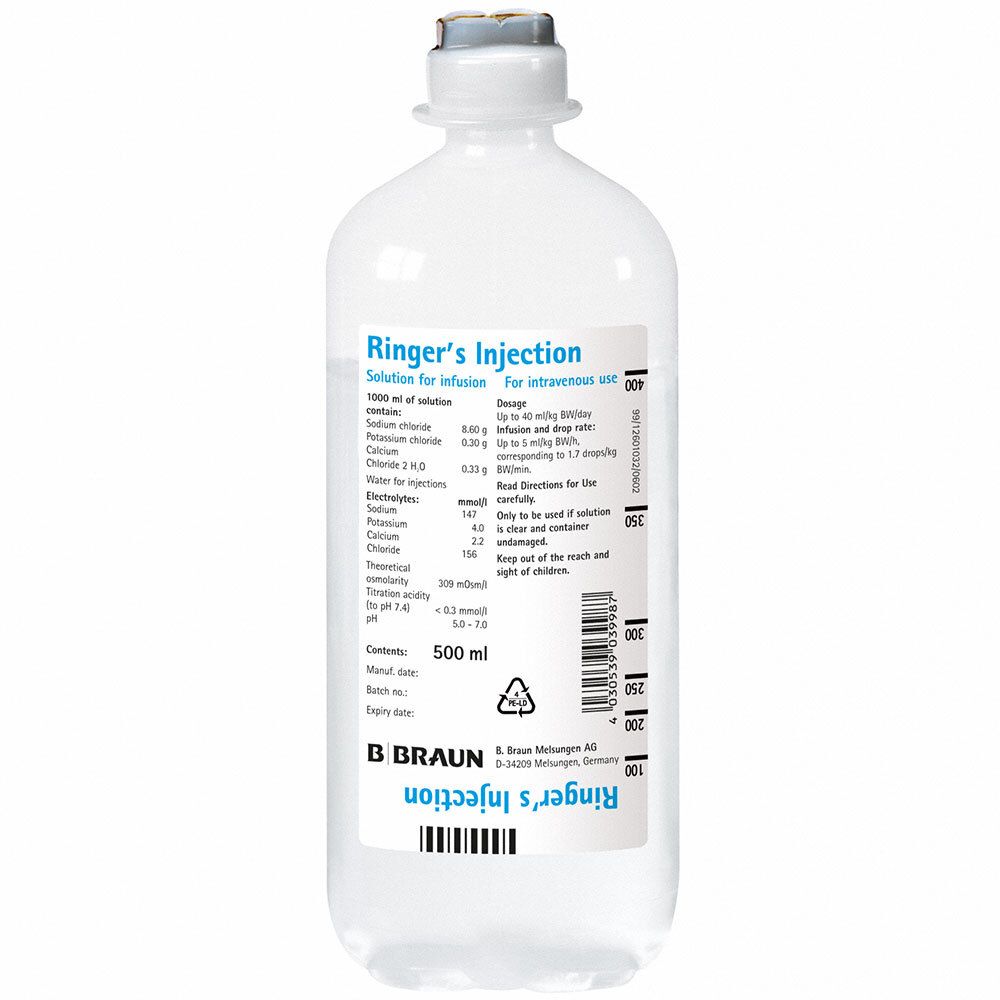 Ringerlactat B. Braun (nach Hartmann), Infusionslösung