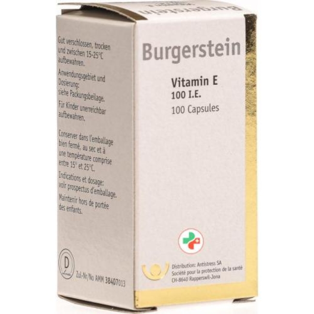 Burgerstein Vitamin E-Kapseln 100 I.E.