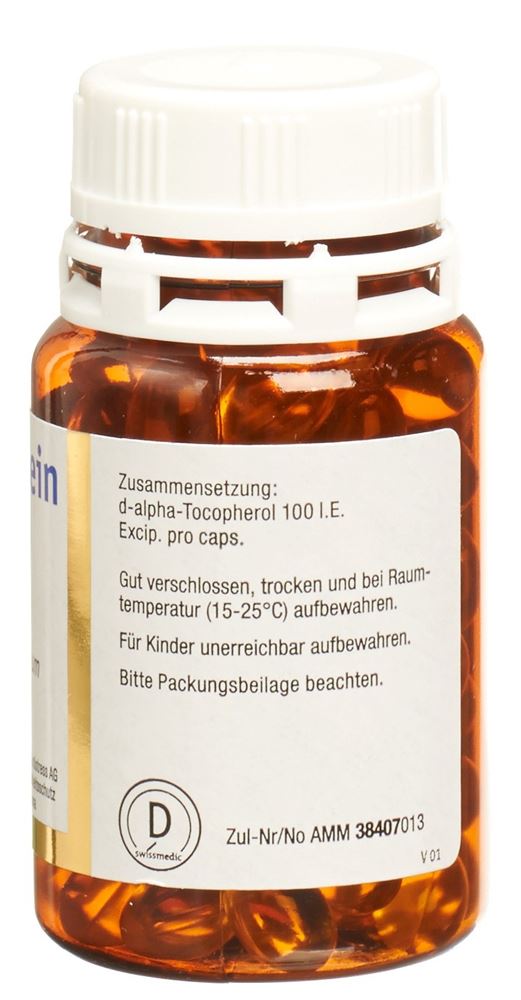 Burgerstein Vitamin E-Kapseln 100 I.E.