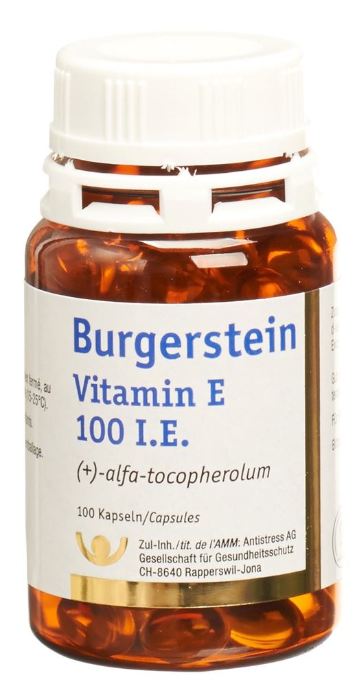 Burgerstein Vitamin E-Kapseln 100 I.E.