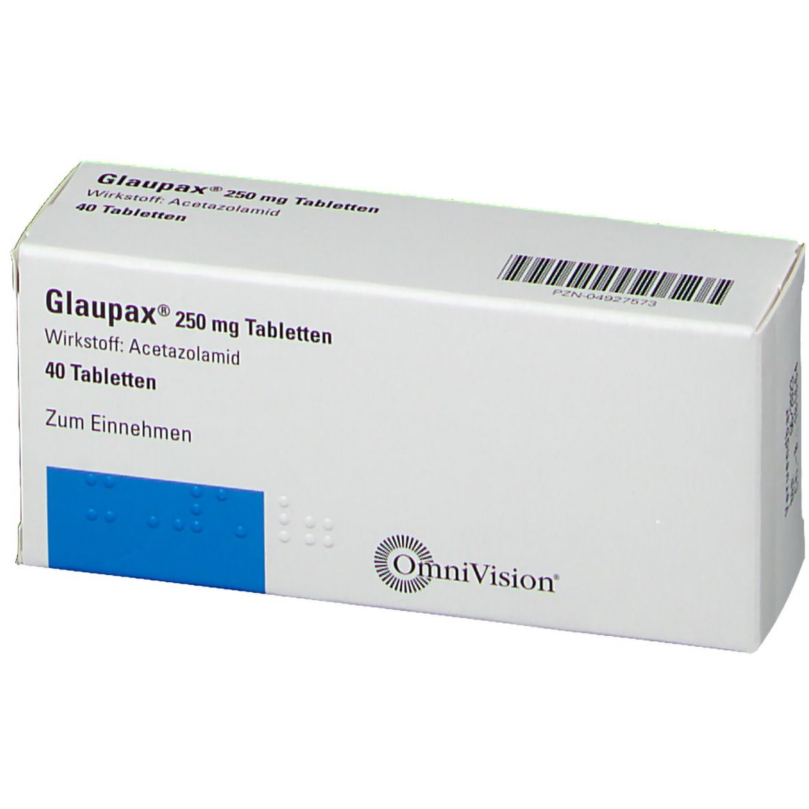 Glaupax, Tabletten