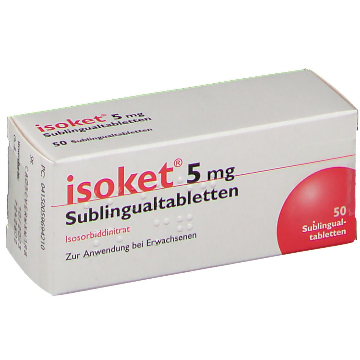 Isoket 5 mg, Sublingualtabletten