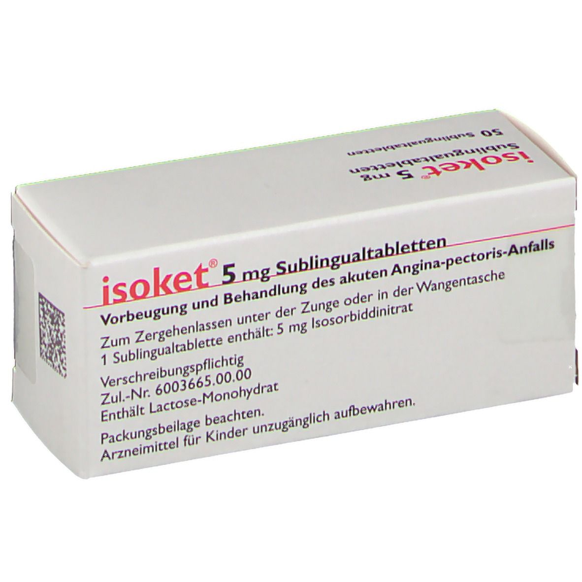 Isoket 5 mg, Sublingualtabletten