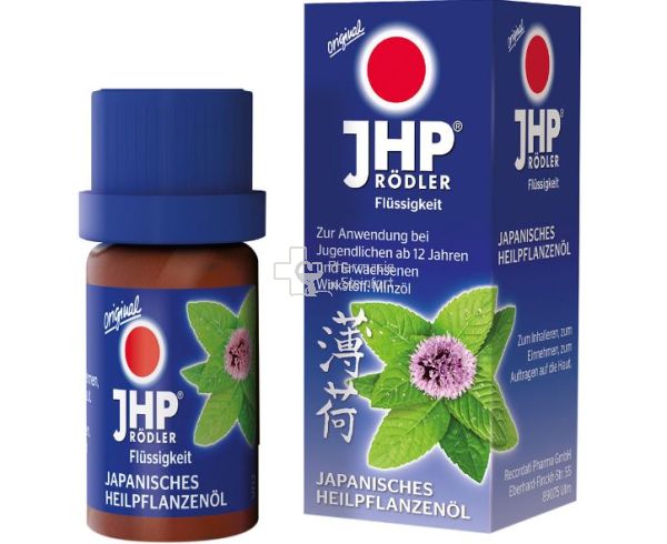 JHP Rödler Japanisches Heilpflanzenöl, Tropfen zum Einnehmen, Flüssigkeit zur Anwendung auf der Haut und zur Inhalation