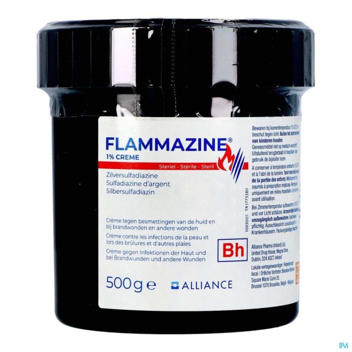 Flammazine, Crème